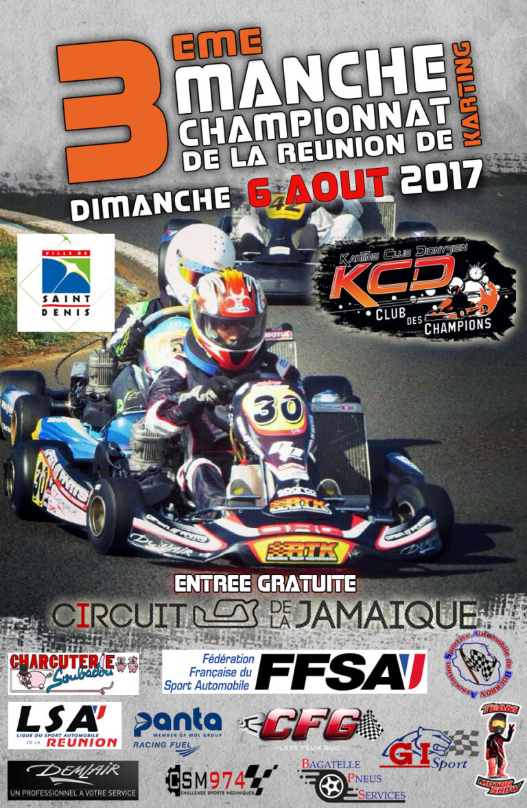 Karting : 3ème manche du Championnat le 6 août 2017.