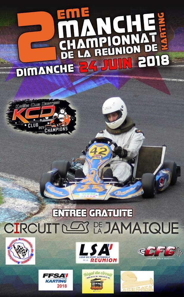 Karting : Feuille d’Engagement Course du 24/06