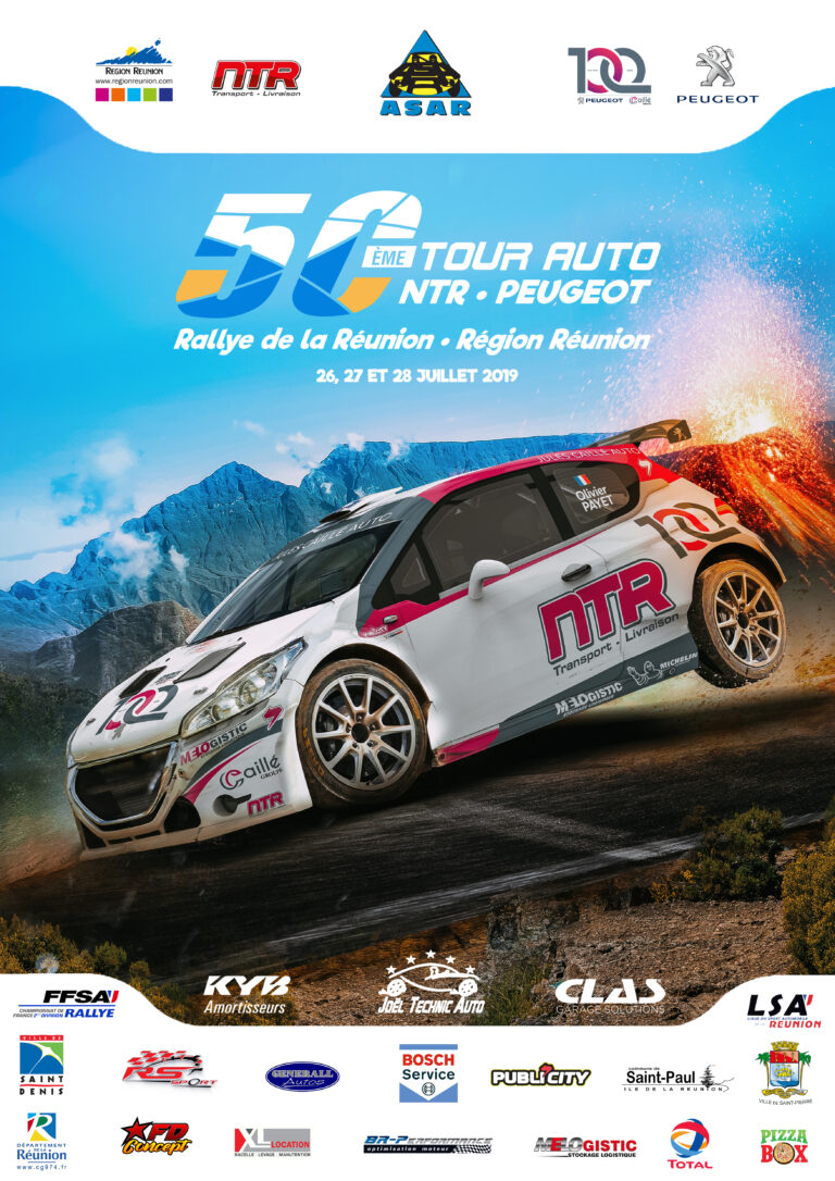 50ème TOUR AUTO NTR – PEUGEOT Rallye de La Réunion – REGION REUNION
