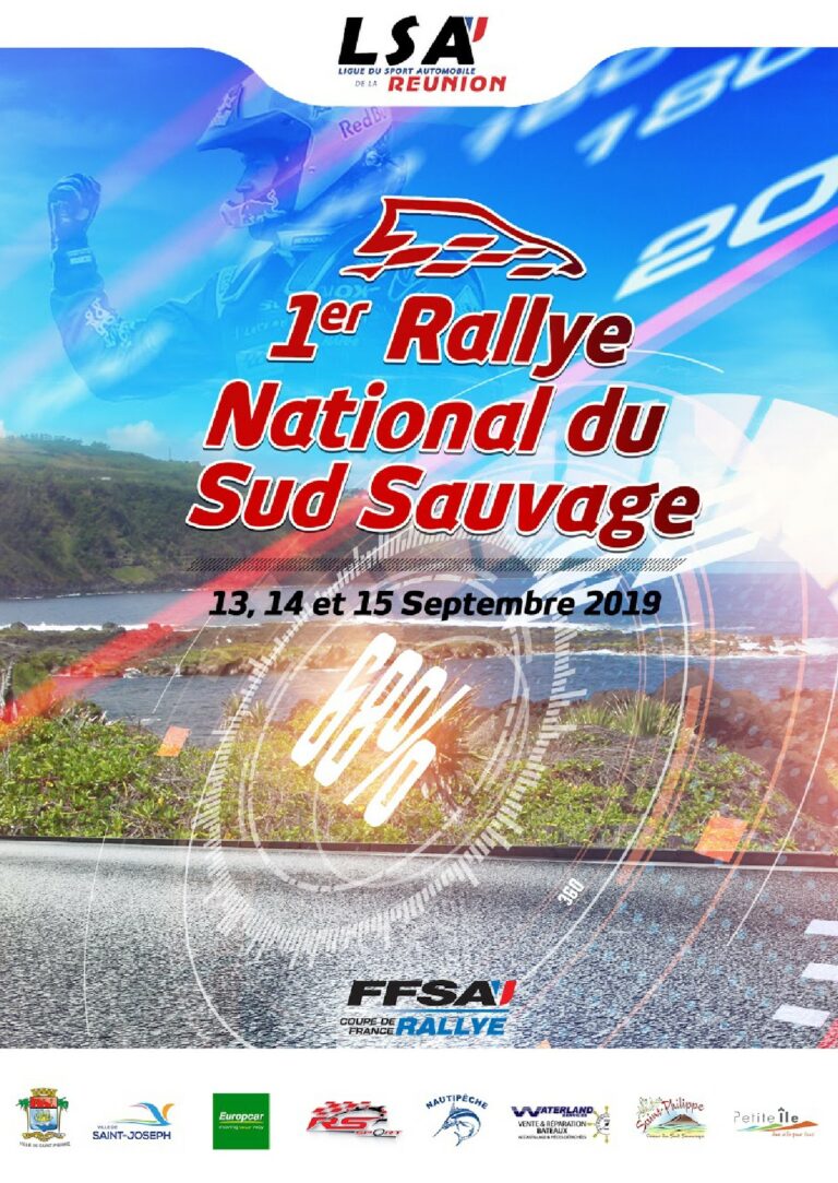 Liste des Engagés et horaires de convocation pour les vérifications du 1er Rallye  du Sud Sauvage 2019.